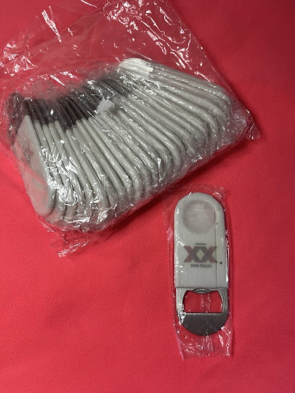 Pack Of 25 DOS EQUIS Beer Bottle Openers NEW Individually Packaged Gifts